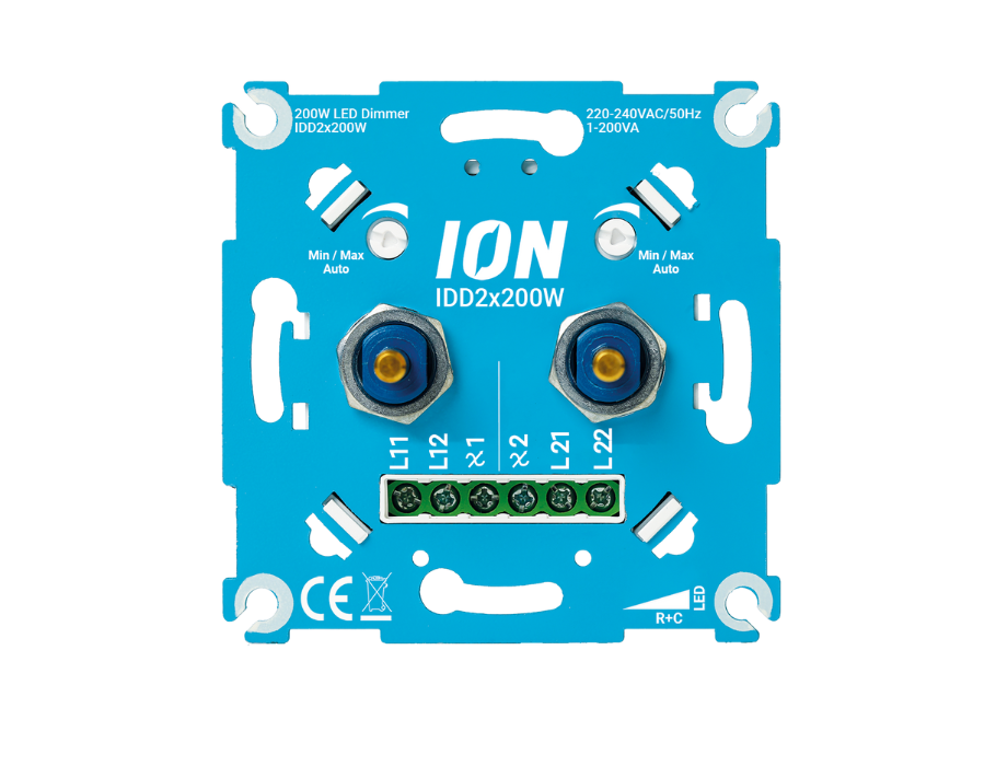 LEDDimmer Duo Universal 2 x 200 W ION EcoLogisch EcoLogisch